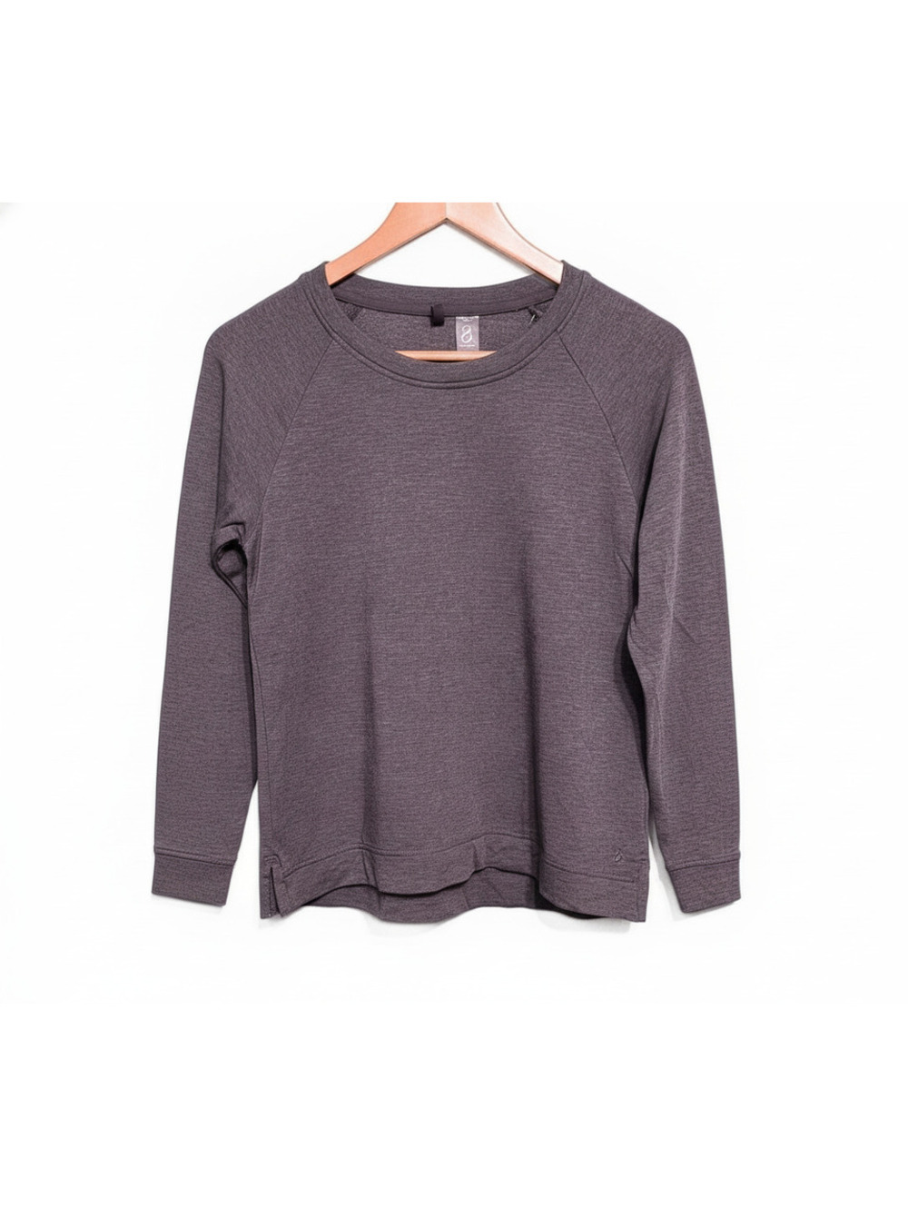 Lou & Grey Signaturesoft Sweatshirt Womens XS Petite Heather Grey Pullover Top